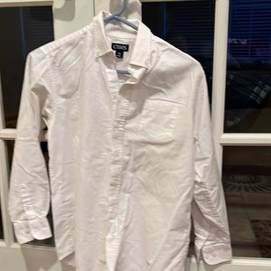 Boys white Chaps dress shirt.